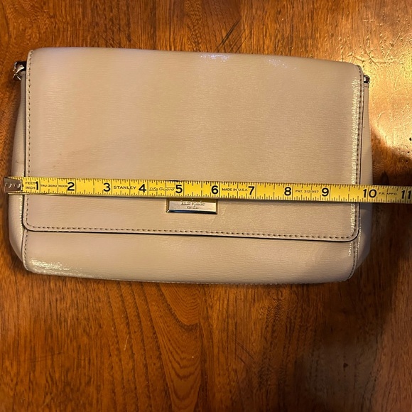 Kate Spade Gray Shoulder Bag Purse Chained Strap - Picture 6 of 13